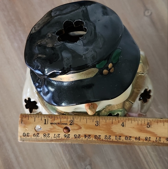 ⛄ Kirkland’s Bohemian Ceramic Snowman Votive Candle Holder, Christmas Decor - Picture 12 of 12